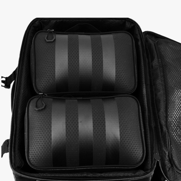 Adidas Black & Gray Stripe Packing Cubes - Picture 2 of 8